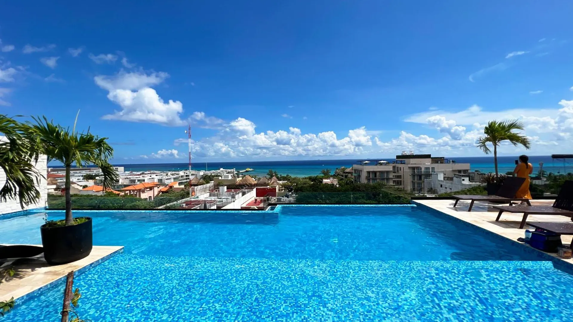 New Studio P-2, Alberca, Sauna, Vista Al Mar Y 5Ta Av Ir04 بلايا ديل كارمن